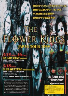The Flower Kings Japan Tour Flier