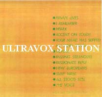 Ultravox Live '82