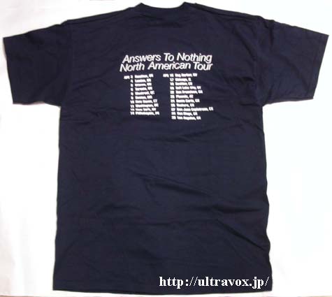 T-Shirt Answers To Nothing Tour 89